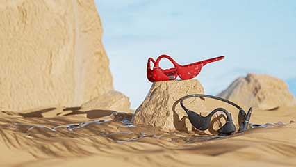 Bone conduction headphones for running