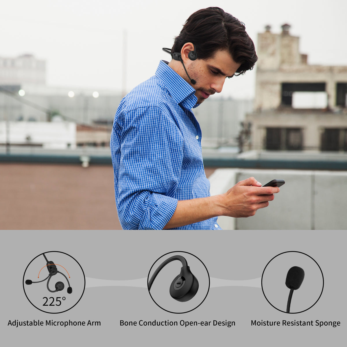 Runner Caller Bone Conduction Headphones