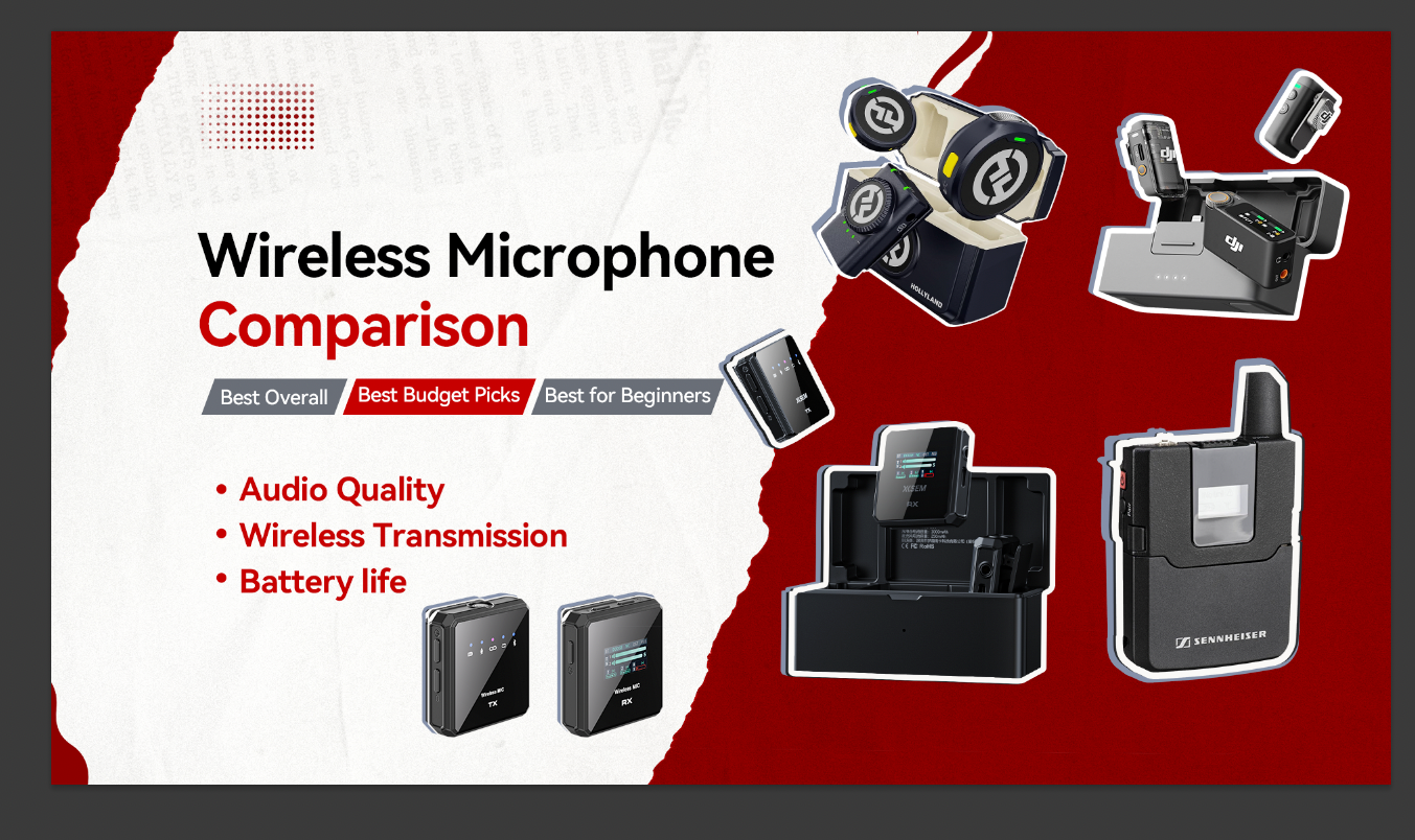 Discover top features of wireless lavalier microphones