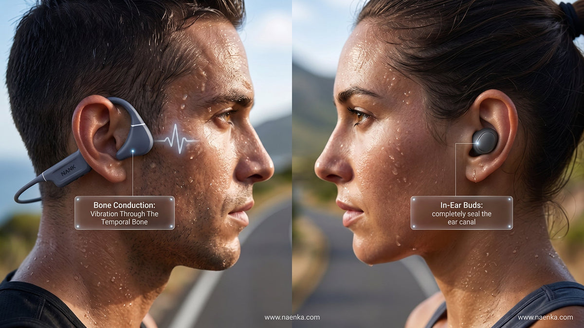 Are Open Ear Headphones For Running Better? NANK Bone Conduction Vs. In-Ear Buds!