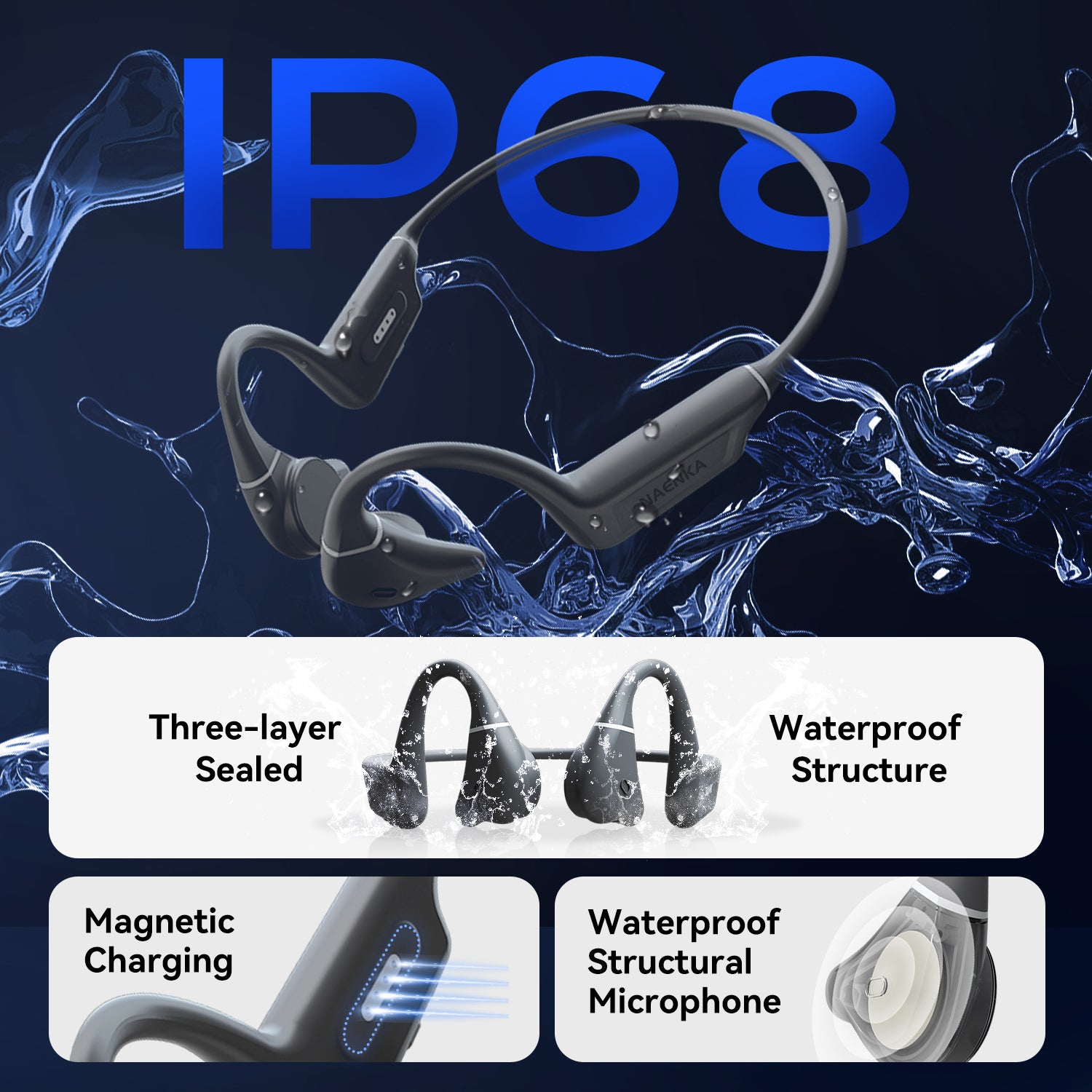 Runner Diver2 Bone Conduction Sports Headphone