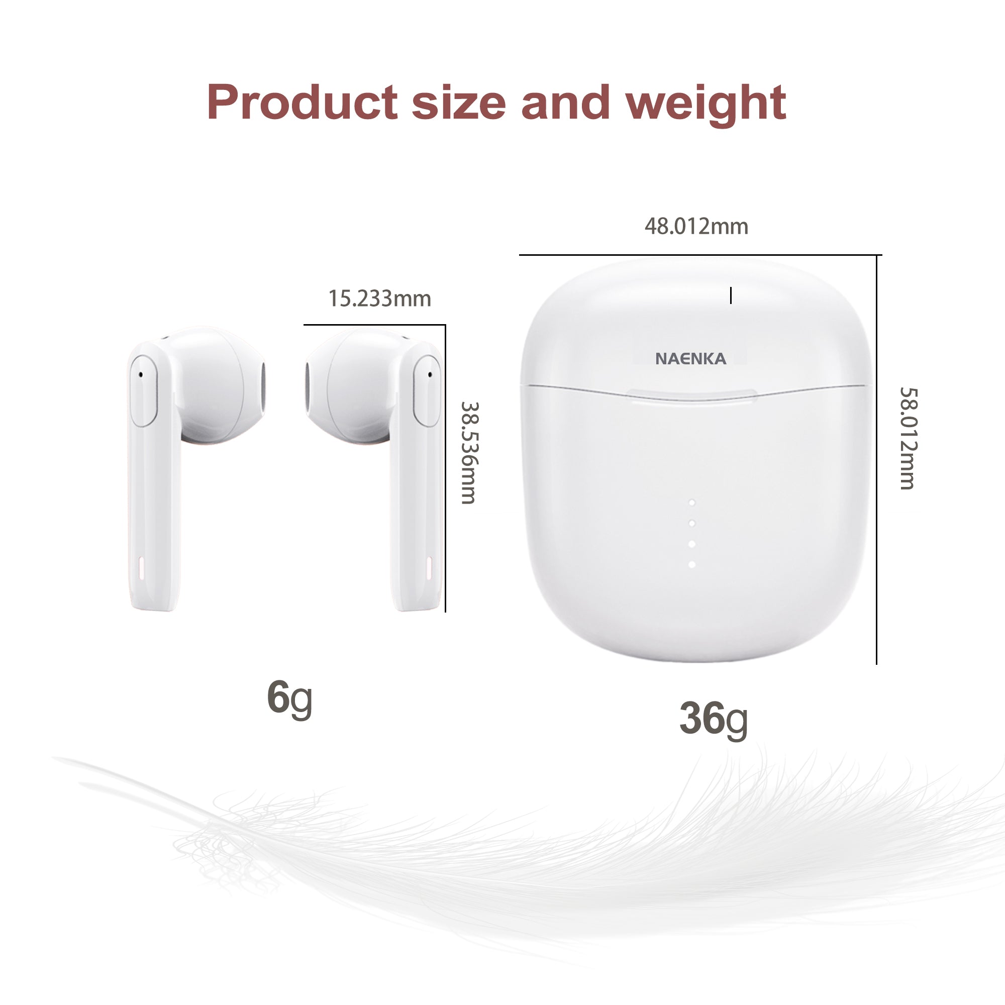 TWS earbuds Naenka Lite