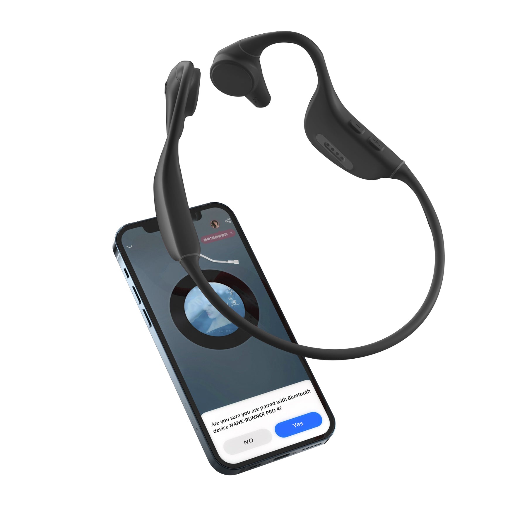 The Naenka bone conduction headset has Bluetooth 5.3
